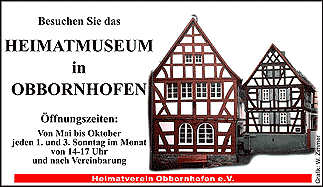 Heimatmuseum Obbornhofen Öffnungszeiten