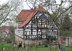 Hof unterhalb der Veste Heldburg